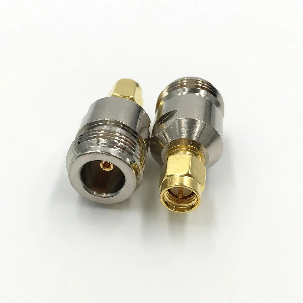 3PCS / N ayol uchun SMA / RP-SMA Jack 3 turlari erkak yoki ayol Plug Set Brass RF koaksiyal koaksiyal Jumper Adapter sinov ulagichi
