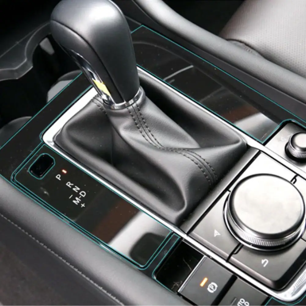 Mazda CX-30 2020 2021 avtomobil ichki markazi konsoli uchun shaffof TPU himoya plyonkasi tirnalishga qarshi plyonkali navigatsiya aksessuarlari