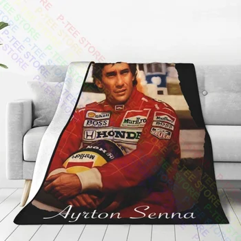 Ayrton Senna Formula One Jahon Haydovchi Chempioni Adyol Fluffy Qalinlashadi Super Yumshoq Choyshablar Sayohat Mexanik Yuvish