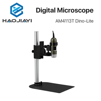 Raqamli mikroskop AM4113T Dino-Lite 200x kattalashtirish Bulid-in 8 CO2 o'yma mashinasi o'lchov materiallari uchun LED yorug'lik