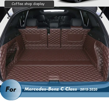 Mercedes-Benz C Class 2015-2020 Kengaytirilgan versiyasi yuk Liner Aksessuarlar ichki yuklash uchun maxsus charm avtomobil magistral Mat